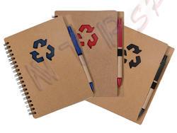 Caderno ecológico com caneta - NTP Brindes